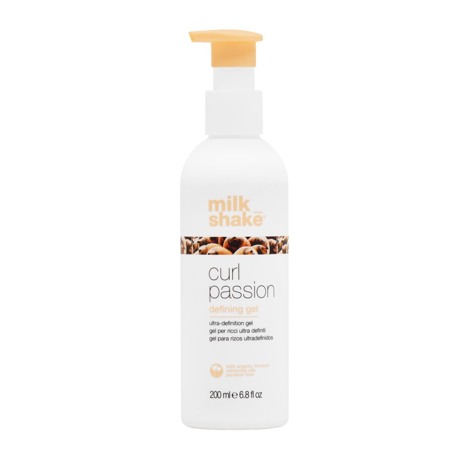 Gel de styling pentru par ondulat si cret, Milk Shake Curl Passion Defining Gel 200 ml
